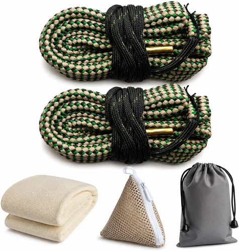 Miniatura 9 de Gun Snake Cleaner, Barrel Rope for Handguns and Rifles .22 .223 & 5.56mm/.22.357.38.380, 9mm/.30 308 30-06 303 7.62mm,Gun Cleaning Kits with Gun