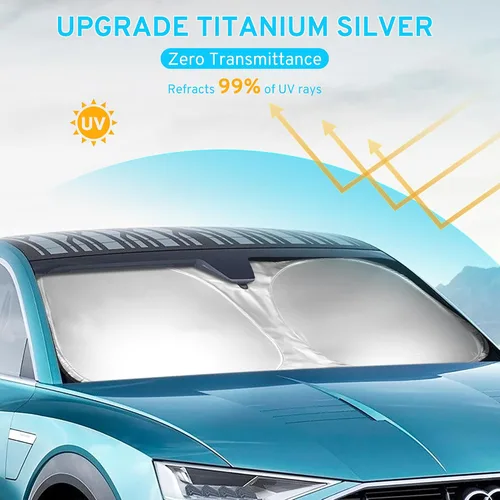 Miniatura 4 de Parasol para parabrisas de automóvil compatible con Honda Civic 2026 2025 2024 2023 2022 Sedan Hatchback LX EX EX-L Sport Touring Si, accesorios