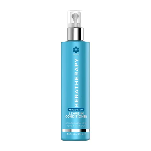 Keratherapy Acondicionador hidratante sin enjuague en aerosol con infusión de queratina, 8.5 onzas líquidas, acondicionador hidratante sin enjuague