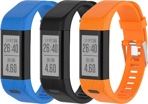 Compatible con Garmin Vivosmart HR+ Bandas para mujeres y hombres, pulseras de silicona de repuesto para Vivosmart HR Plus, Approach X10, X40