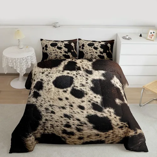 Miniatura 20 de Feelyou Juego de edredón de animales de la selva para todas las estaciones, juego de ropa de cama con 1 funda de almohada de microfibra de elefante