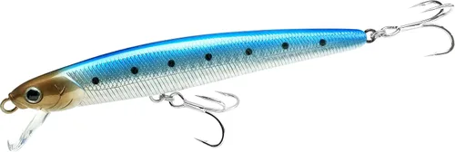 Miniatura 12 de LUCKY CRAFT FlashMinnow 130MRS, Señuelos de Pesca de Surf de Agua Salada, Jerkbait, Fletán, Percha de Surf, Lubina de Mar Blanca, Lubina Rayada, 684