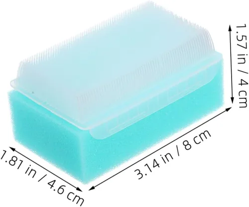 Miniatura 2 de Gatuida 2 cepillos sensoriales para baño y masaje táctil, cerdas suaves para limpieza suave y estimulación sensorial y herramientas para adultos