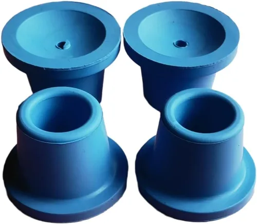 Miniatura 8 de Puntas de goma resistentes para silla de ducha y silla de baño, puntas de patas antideslizantes para taburetes de ducha, 4 unidades, 1 pulgada
