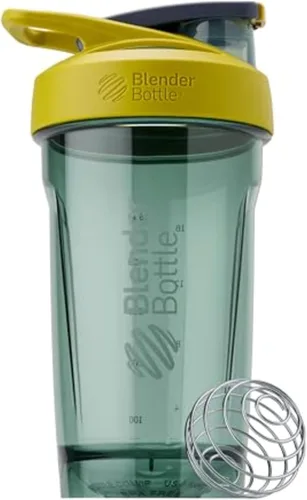 Miniatura 10 de BlenderBottle Strada Tritan - Botella mezcladora con tapa de bloqueo, 28 onzas, negra Negro