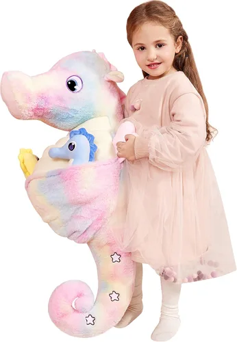 Miniatura 21 de IKASA Juguete de peluche de conejo gigante, conejito grande de 30 pulgadas, juguetes de peluche para niños y niñas