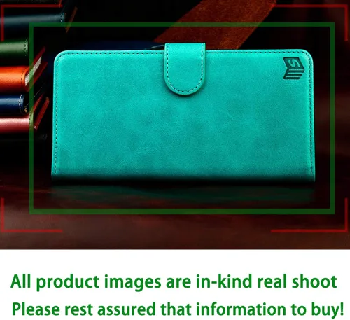 Miniatura 5 de SUANPOT Funda de piel tipo cartera para iPhone XR 6.1 (no XS 5.8 pulgadas, XS Max 6.7 pulgadas) con bloqueo RFID, tarjetero de crédito, funda