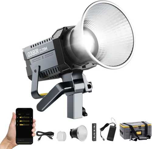 Miniatura 14 de Luz de video, COLBOR CL120R RGB 120W Iluminación continua M/G Balance 2700~6500K CRI96+ Luz de estudio con montaje Bowens, 13 efectos de luz