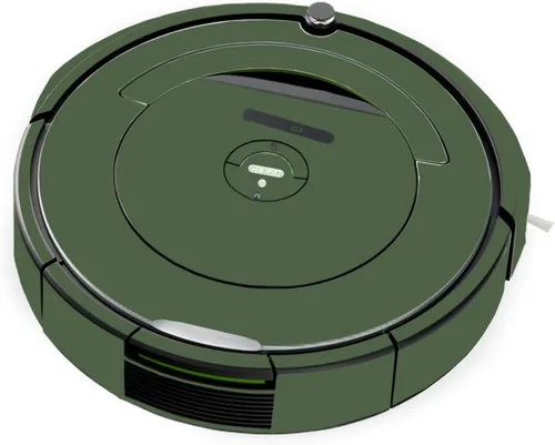 Miniatura 10 de MightySkins Skin compatible con iRobot Roomba 690 Robot Vacuum - Azul claro sólido Cubierta protectora de vinilo duradera y única Fácil