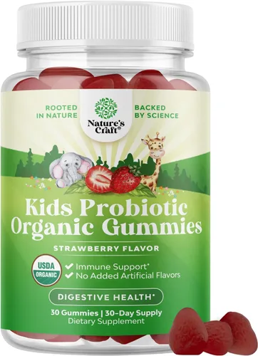 Gomitas probióticas para niños con refuerzo inmunológico, Bacillus Subtilis, probiótico para niños, malestar estomacal, limpieza corporal,