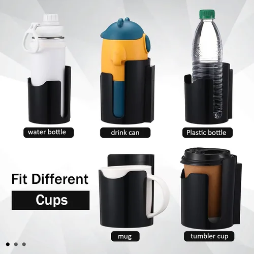 Miniatura 4 de Honeydak Paquete de 2 portavasos magnéticos resistentes para automóvil, soporte magnético universal para latas, tractor, camión, imán fuerte, se