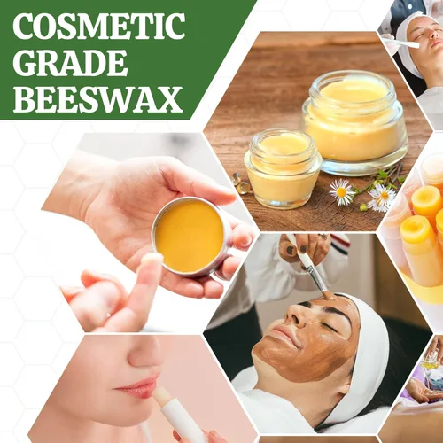 Miniatura 4 de YASNAY Gránulos de cera de abejas blanca 2LB, cera de abejas orgánica, cera de abejas para hacer velas, cuidado corporal, cuidado de la piel DIY