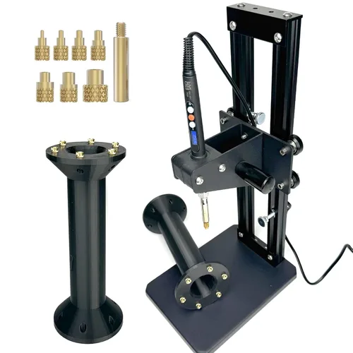 Miniatura 11 de Máquina de Prensado de Calor Vertical 3DZWMAN, Herramienta de Inserción de Conjunto de Calor, Insertos de Latón para Impresión 3D, Punta de ZW12