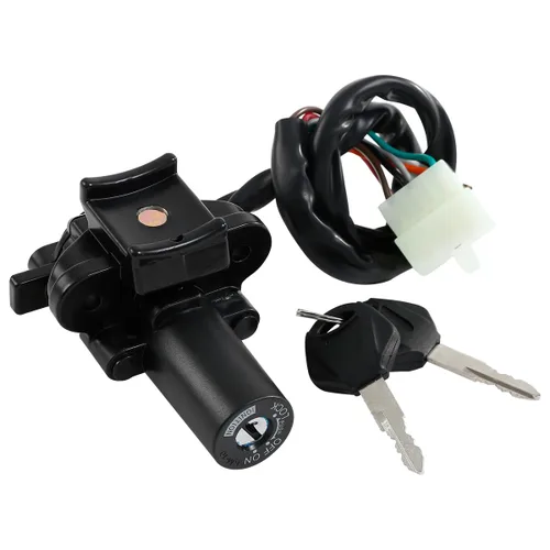 Miniatura 7 de TCT-MOTORPARTS Llave de bloqueo del interruptor de encendido para Kawasaki ZX6R ZX7R ZX750 ZX9R ZX900 ZZR400 ZZR600