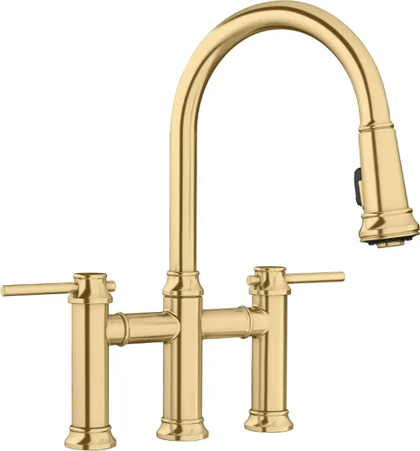 Miniatura 10 de Empressa - Grifo de puente desplegable (1.5 GPM, color negro mate)