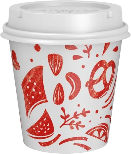 Miniatura 8 de Dixie To Go Snack Cups con tapas, tamaño de viaje de 10 onzas, 24 vasos de papel desechables