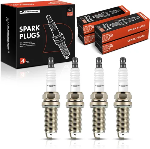 A-Premium Bujías de iridio dobles compatibles con Toyota Tacoma 2016-2020 y Hyundai Genesis Coupe 2010-2012, 2.0L 2.7L, paquete de 4