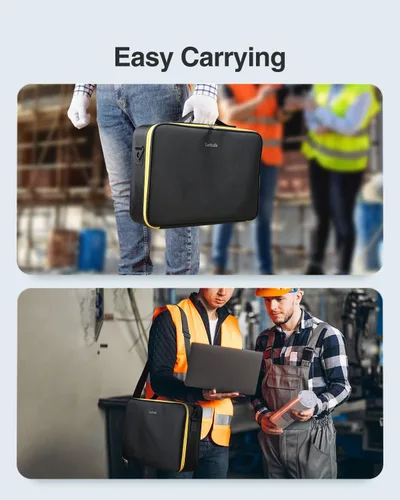 Miniatura 6 de Luxtude Funda de batería extra grande para Dewalt/Milwaukee/Ryobi 12V/18V/20V batería y cargador, organizador de baterías de herramientas