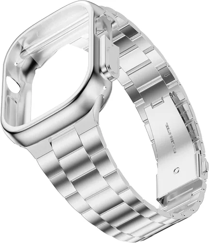 Miniatura 15 de Wolait Compatible con Apple Watch Band de 1.929 in 1.811 in 1.772 in 1.732 in 1.654 in 1.496 in 1.575 in 1.614 in, correas de acero inoxidable
