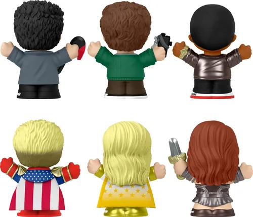Miniatura 6 de Little People Collector El Set de Edición Especial de Los Chicos con Figuras de Personajes en una Caja de Exhibición para Adultos y Fans, 6 Figuras