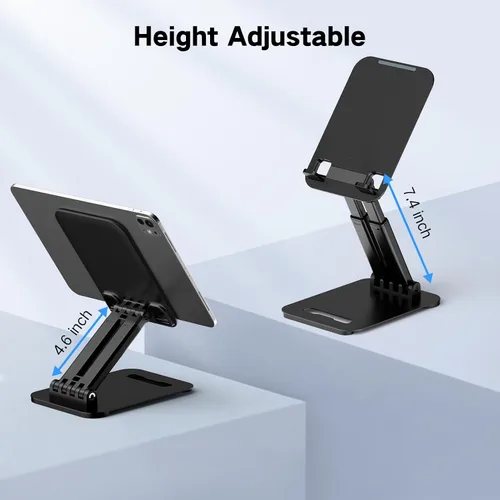 Miniatura 3 de Soporte para tableta Tonmom para iPad, soporte para tableta ajustable para escritorio, soporte para monitor portátil plegable compatible