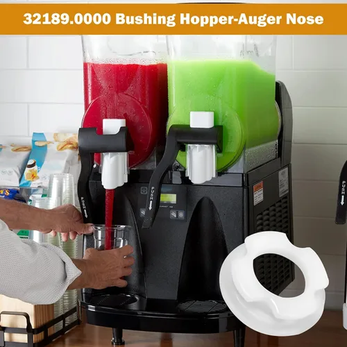 Miniatura 6 de 32189 (#32189.0000) Bujes de nariz de taladro delantero de ultra plástico de repuesto para dispensadores de bebidas Bunn CDS-3, ULTRA-1, ULTRA-2A