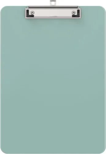 Miniatura 13 de Portapapeles de plástico, tablero de clip negro A4 de 8.5 x 11 pulgadas para aula, estudiantes, niños, mujeres, tamaño 9 x 12.5 pulgadas con clip