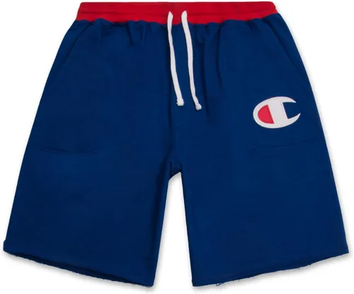 Champion - Pantalones cortos de algodón para hombre con logotipo bordado