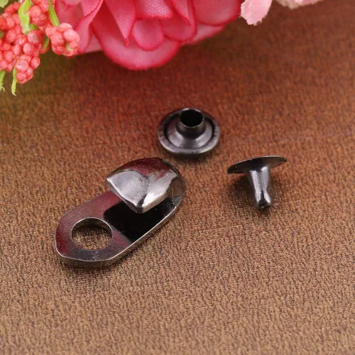 Miniatura 9 de Hilitand 20 unids/set de accesorios de encaje, ganchos para botas con remaches para escalada senderismo zapatos trabajo al aire libre botas