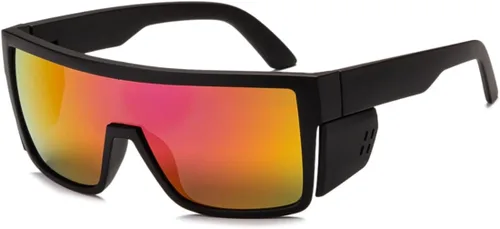 Miniatura 11 de Gafas de sol polarizadas de seguridad UV400 con certificación ANSI Z87.1 Espejo azul claro