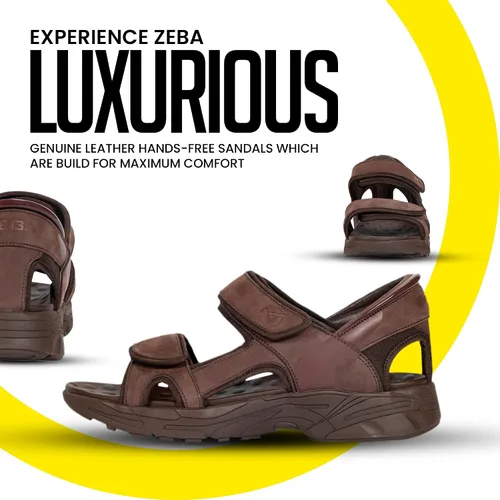 Miniatura 3 de Z Sandalias de cuero manos libres Zeba para hombre