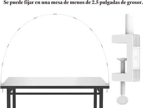 Miniatura 2 de LANGXUN Kit de arco de globos de mesa blanco de 12 pies, marco de soporte de arco de globos para fiesta de cumpleaños, decoración de boda