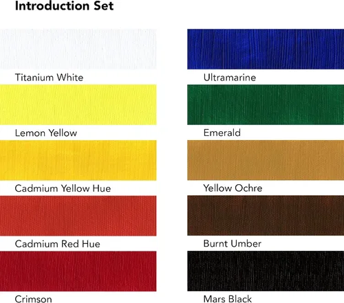 Miniatura 3 de Daler Rowney System3 - Juego de pintura acrílica de 10 tubos para adultos, suministros de pintura acrílica para artistas y estudiantes, pinturas