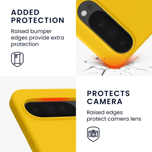 Miniatura 405 de kwmobile Funda Compatible con Google Pixel 6 Pro - Funda de teléfono de silicona TPU con acabado suave - Azul Arrecife