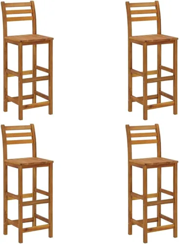 Miniatura 5 de Sillas de bar 2 piezas, taburete de bar de madera, taburete rústico, taburetes de comedor, taburetes para encimera de cocina, muebles de bar