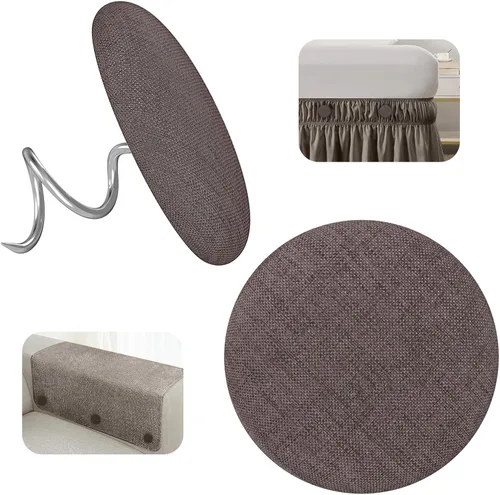 Tachuelas de tapicería, alfileres de techo cubiertos de tela para sofá, fundas de muebles, fundas de sillón, fundas para reposabrazos, faldas de