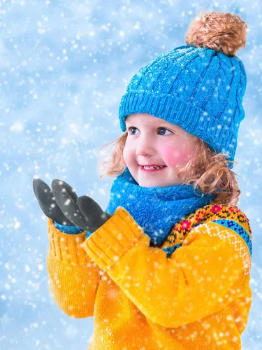 Miniatura 5 de Boao 12 pares de guantes de invierno para niños pequeños, guantes de punto para niños, guantes mágicos cálidos para niños y niñas, suministros
