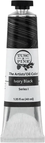 Miniatura 200 de Tusc & Pine Pintura al óleo Artist – Alizarin Crimson, 1.4 fl oz, sin amarilleo, consistencia rica y cremosa, carga máxima de pigmento, pinturas al
