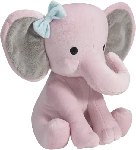 Miniatura 2 de Bedtime Originals Twinkle Toes - Peluche de elefante rosa, color avellana, 1 unidad (paquete de 1)