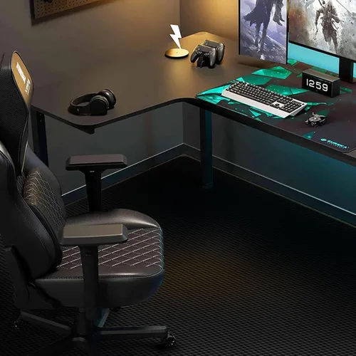 Miniatura 10 de Tapete impermeable para silla de 30" x 48" para madera dura, tapete para silla de oficina para silla con ruedas, tapete de escritorio para madera