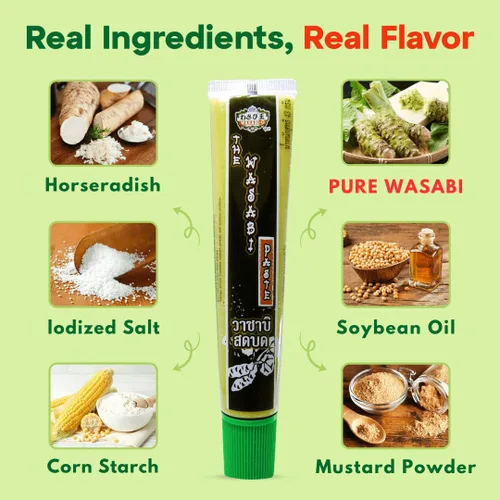 Miniatura 2 de Wasabi-O Pasta de wasabi premium en tubo, 1.52 onzas