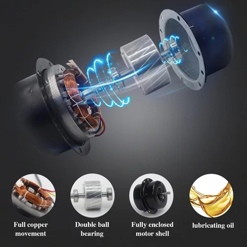 Miniatura 4 de Extractor de pared de 4 pulgadas, 20 W, 117 CFM, potente extractor de ventilación con válvula de retención antirretorno para ventana, baño, conducto