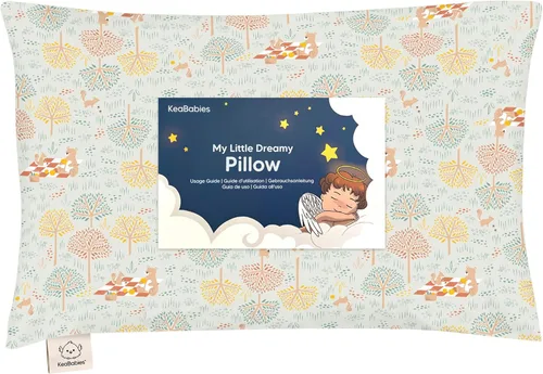 Miniatura 33 de KeaBabies - Almohada con funda para niños pequeños, almohada My Little Dreamy de 13 x 18 pulgadas (ABC Land)