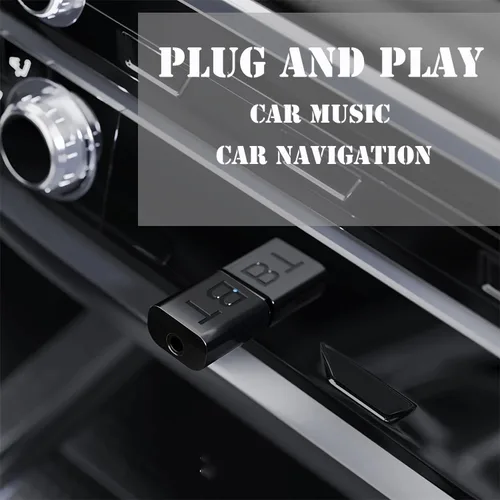 Miniatura 4 de Mini receptor USB Bluetooth 2-en-1 de 5.4, adaptador de audio inalámbrico 3.5mm, kit de auto, receptor de música para sistema de sonido estéreo