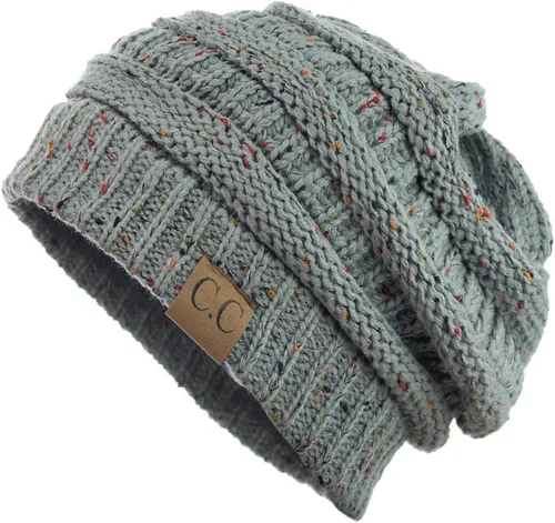 Miniatura 61 de C.C Trendy Warm Chunky Soft Stretch Cable Knit Beanie