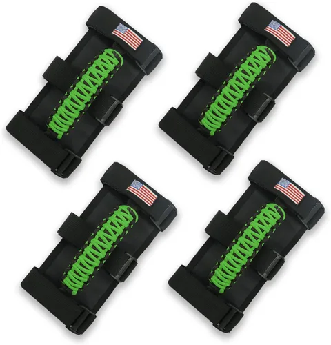 Miniatura 20 de 4 asas de agarre para barra antivuelco, compatibles con Jeep Wrangler JLU JK JKU TJ YJ LJ JT JL y Gladiator JT 1987-2021 UTV y ATV, se adapta a