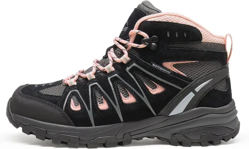 Miniatura 4 de NORTIV 8 Botas de senderismo impermeables para mujer botas de senderismo al aire libre senderismo campamento senderos