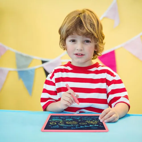 Miniatura 9 de Tableta de escritura LCD para niños, tablero de dibujo colorido de 15 pulgadas, almohadilla de dibujo educativa de aprendizaje para niños, regalo