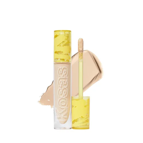 Miniatura 41 de Kosas Revealer Corrector - Maquillaje de cobertura media con ácido hialurónico, oculta las ojeras debajo de los ojos, manchas oscuras e Tono 6.8 W