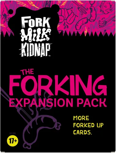 Fork Milk Kidnap: The Forking Expansion Pack | Más cartas jodidas solo para adultos | 17+ | 3-10 jugadores | 20 min. | Divertidos juegos de fiesta